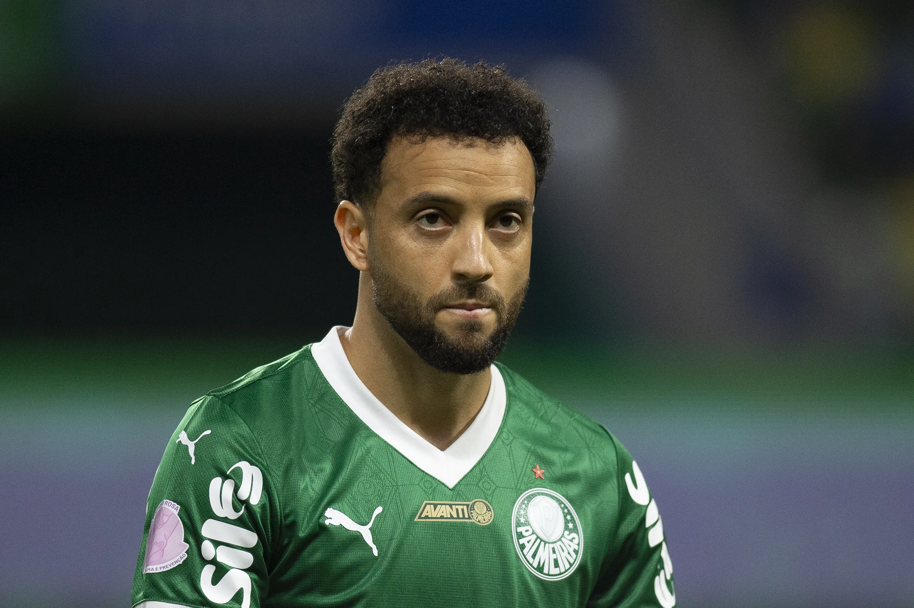 SP – SAO PAULO – 01/10/2025 – BRASILEIRO A 2025, PALMEIRAS X VASCO – Felipe Anderson jogador do Palmeiras durante partida contra o Vasco no estadio Arena Allianz Parque pelo campeonato Brasileiro A 2025. Foto: Anderson Romao/AGIF