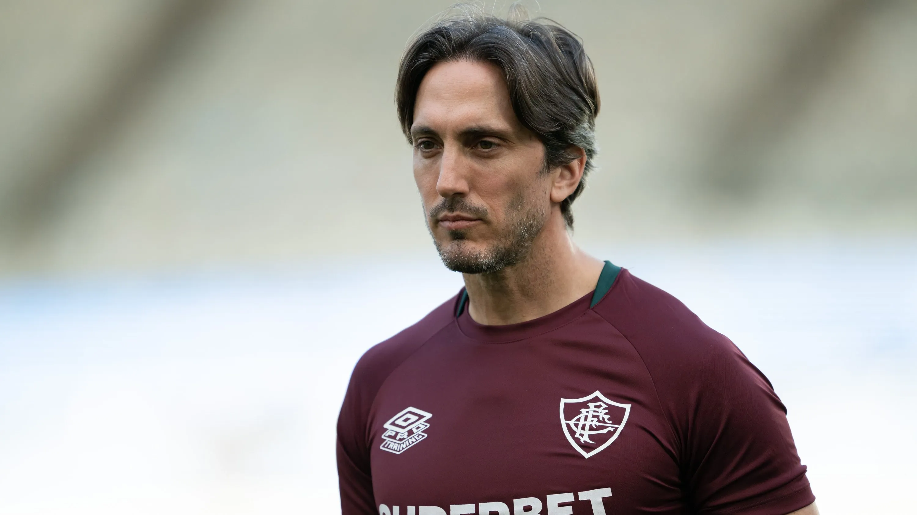 Luis Zubeldía, técnico do Fluminense. Foto: Jorge Rodrigues/AGIF