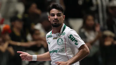 Flaco López fez um bom jogo pelo Palmeiras.