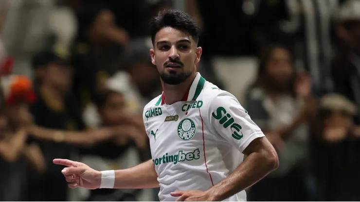 Flaco López fez um bom jogo pelo Palmeiras.
