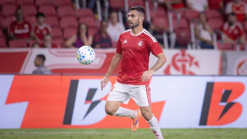 Bruno Henrique jogador do Internacional durante partida contra o Athletico-PR no estadio Beira-Rio pelo campeonato Brasileiro A 2026.