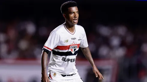 Marcos Antonio jogador do São Paulo durante partida contra o Flamengo no estádio Morumbi pelo campeonato Brasileiro A 2026. Foto: Marcello Zambrana/AGIF
