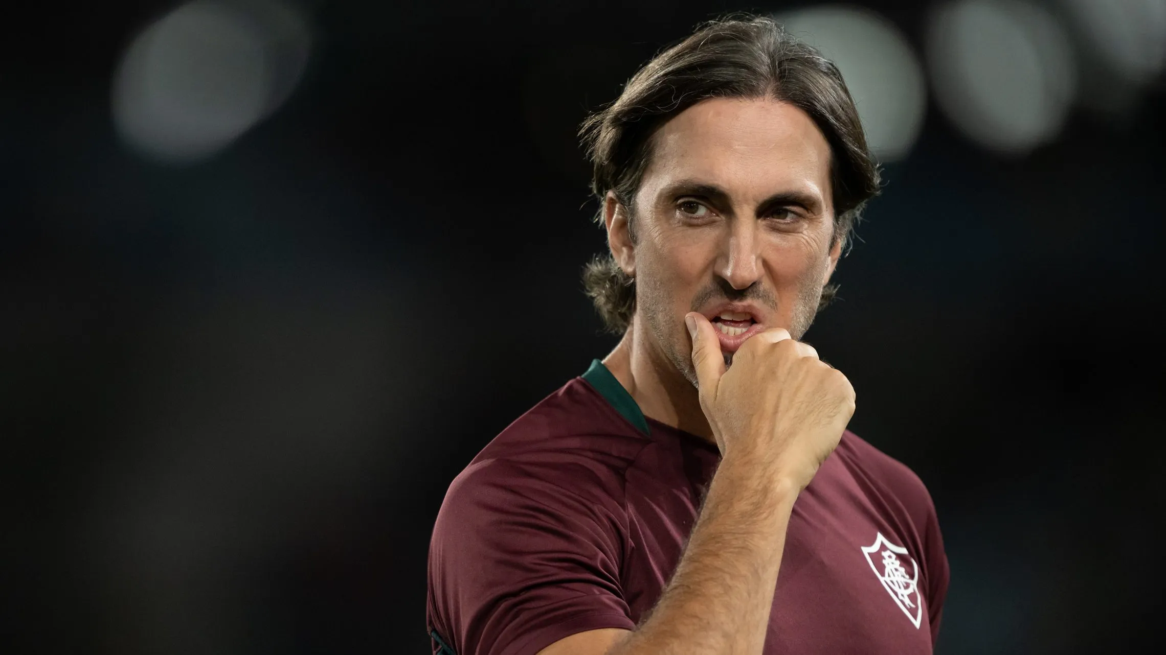 Luis Zubeldía, técnico do Fluminense. Foto: Jorge Rodrigues/AGIF