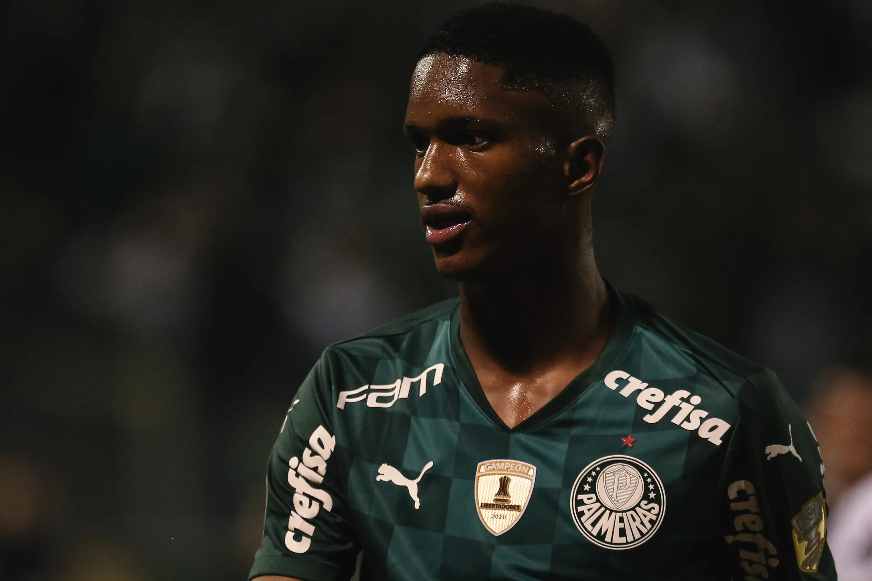 SP – Sao Paulo – 09/12/2021 – BRASILEIRO A 2021, PALMEIRAS X CEARA – Vitinho jogador do Palmeiras durante partida contra o Ceara no estadio Arena Barueri pelo campeonato Brasileiro A 2021. Foto: Ettore Chiereguini/AGIF