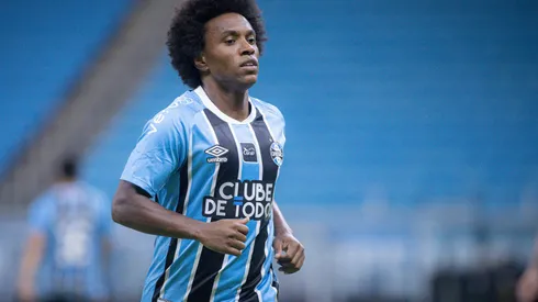 Willian, atacante do Grêmio. Foto: Maxi Franzoi/AGIF