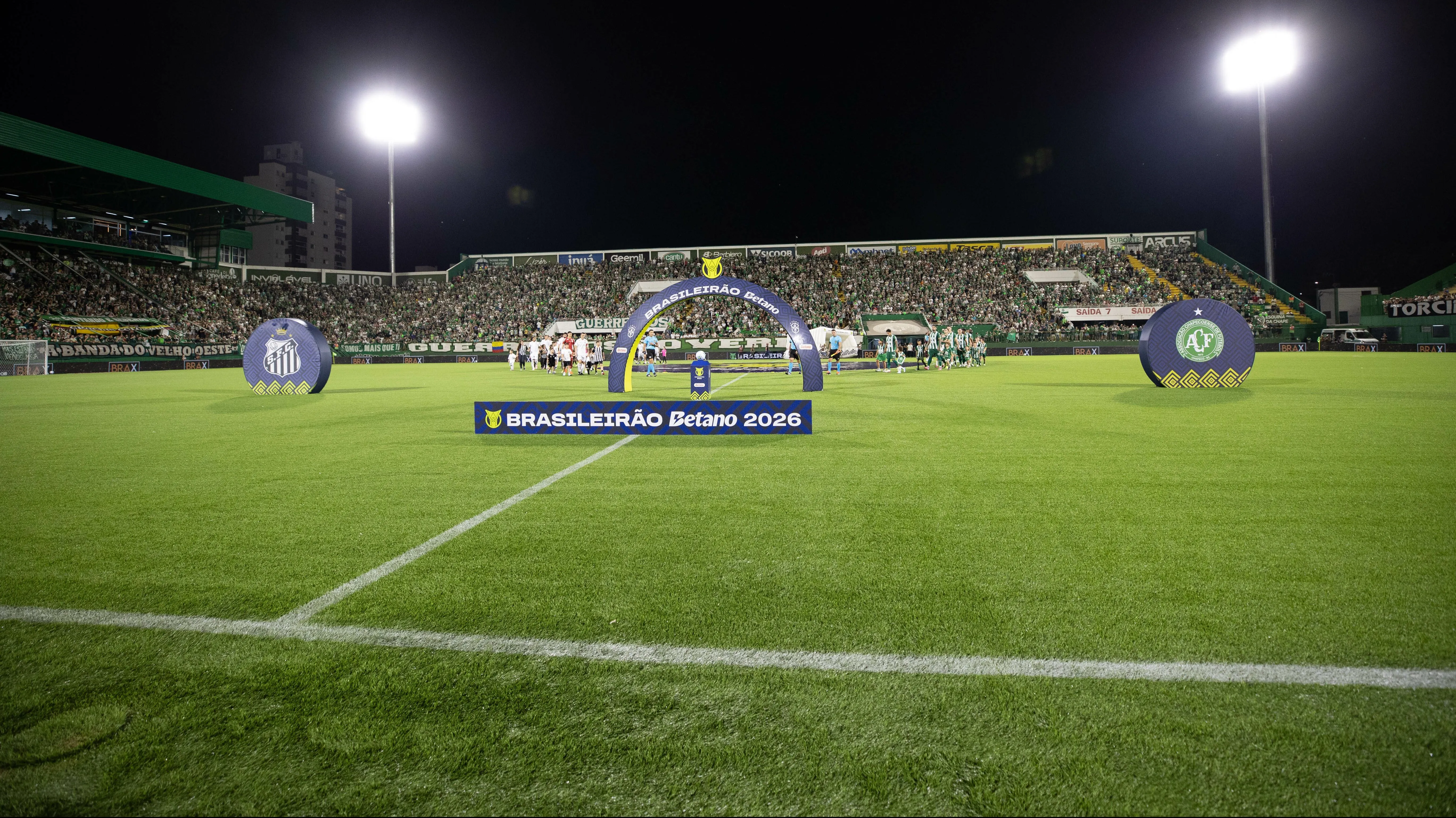 CHAPECOENSE X SANTOS. Foto: Liamara Polli/AGIF