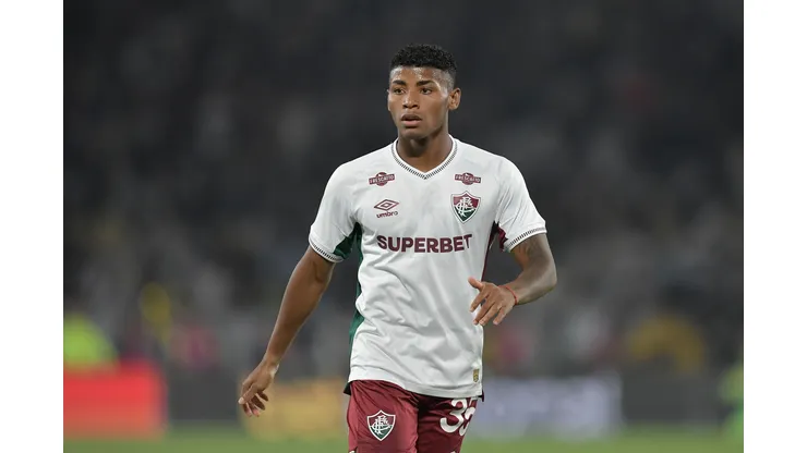 Hercules jogador do Fluminense durante partida contra o Vasco no estadio Maracana pelo campeonato Brasileiro A 2025. Foto: Thiago Ribeiro/AGIF