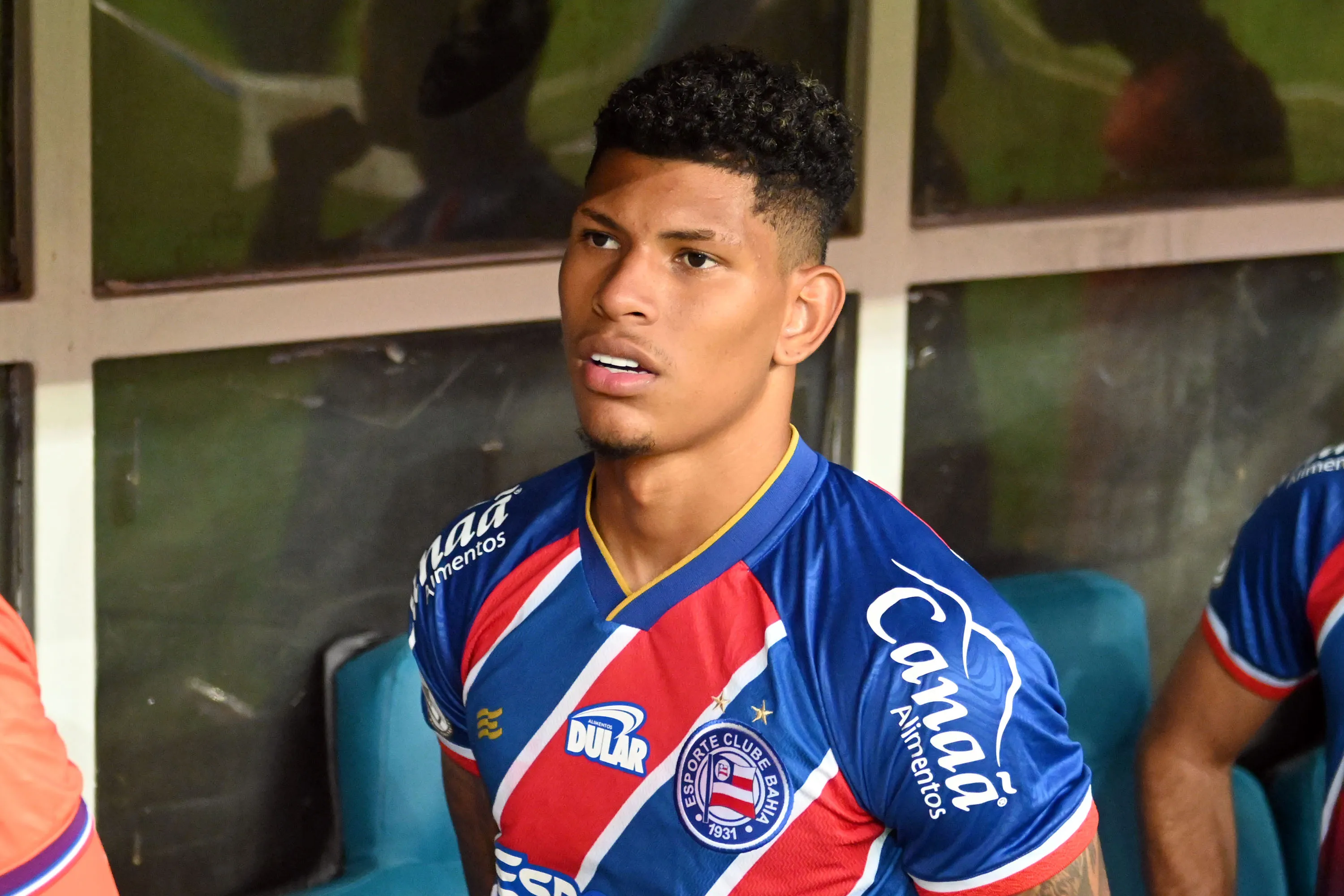 Marcos Victor durante partida contra o Fortaleza no Campeonato Brasileiro de 2024. Foto: Walmir Cirne/AGIF