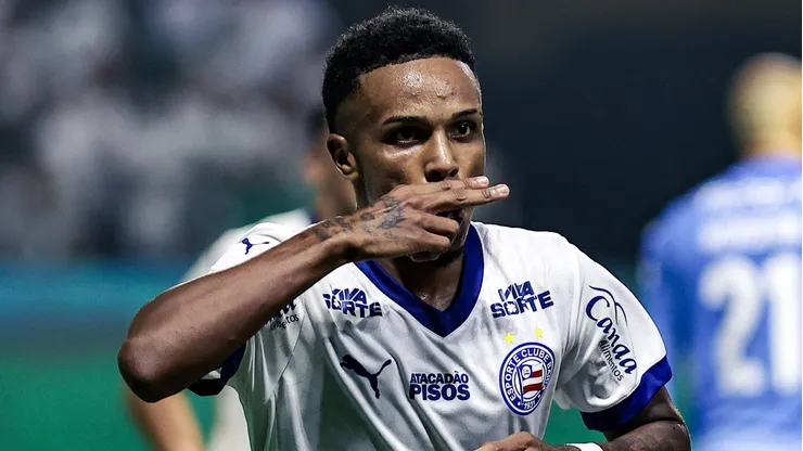Kayky durante confronto entre Palmeiras e Bahia no Brasileirão de 2025.