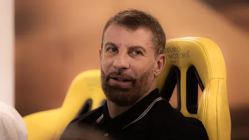 Pedrinho Presidente do Vasco durante chegada da equipe para partida contra o Vasco no estadio Jose Maria de Campos Maia pelo campeonato Brasileiro A 2026. Foto: Vinicius Silva/AGIF
