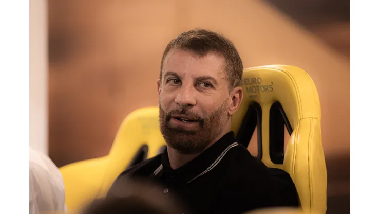 Pedrinho Presidente do Vasco durante chegada da equipe para partida contra o Vasco no estadio Jose Maria de Campos Maia pelo campeonato Brasileiro A 2026. Foto: Vinicius Silva/AGIF