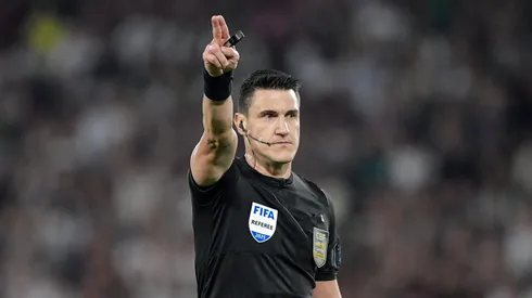 O arbitro Rafael Rodrigo Klein apitou a final da Supercopa entre Flamengo e Corinthians. Foto: Thiago Ribeiro/AGIF