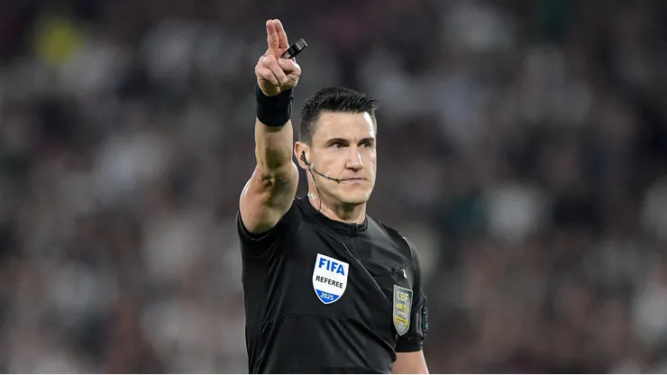 O arbitro Rafael Rodrigo Klein apitou a final da Supercopa entre Flamengo e Corinthians. Foto: Thiago Ribeiro/AGIF