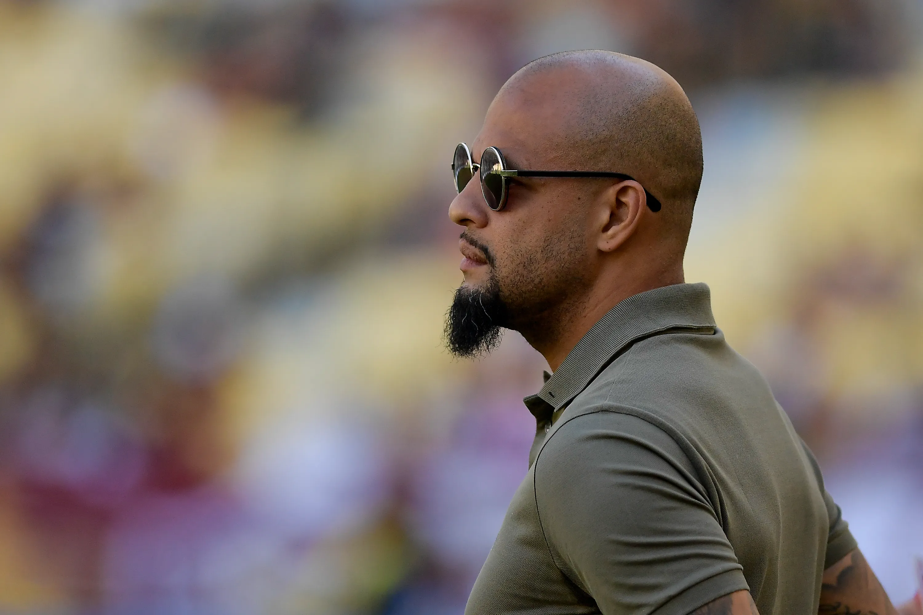 Felipe Melo antes de partida entre Fluminense e Botafogo no Campeonato Carioca de 2024. Foto: Thiago Ribeiro/AGIF