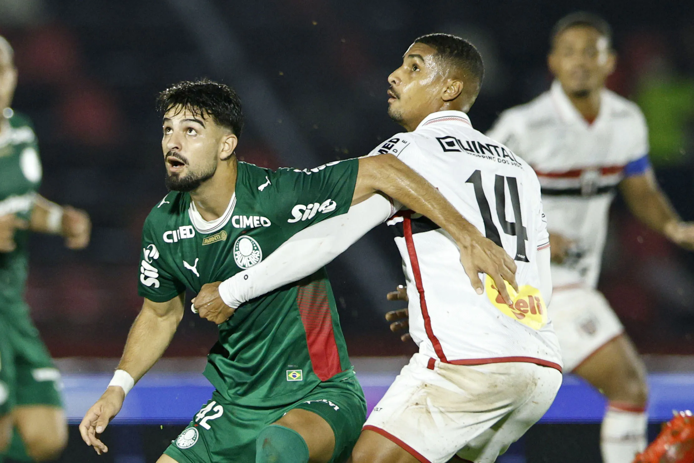 Palmeiras foi derrotado pelo Botafogo-SP em Ribeirão Preto. Foto: Thiago Calil/AGIF