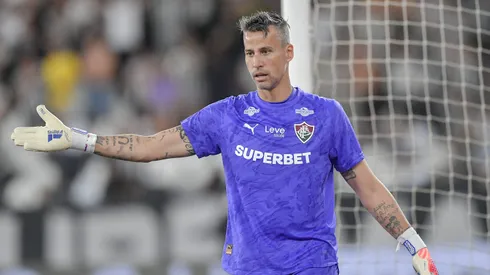 Fábio durante Botafogo x Fluminense