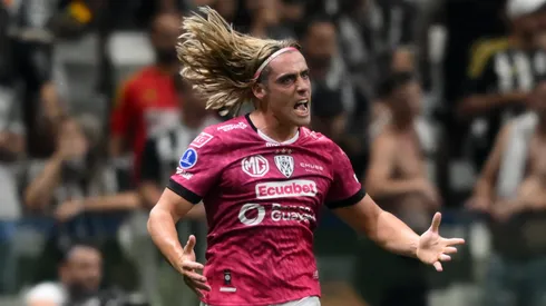 Claudio Spinelli pelo Independiente del Valle. (Photo by Pedro Vilela/Getty Images)