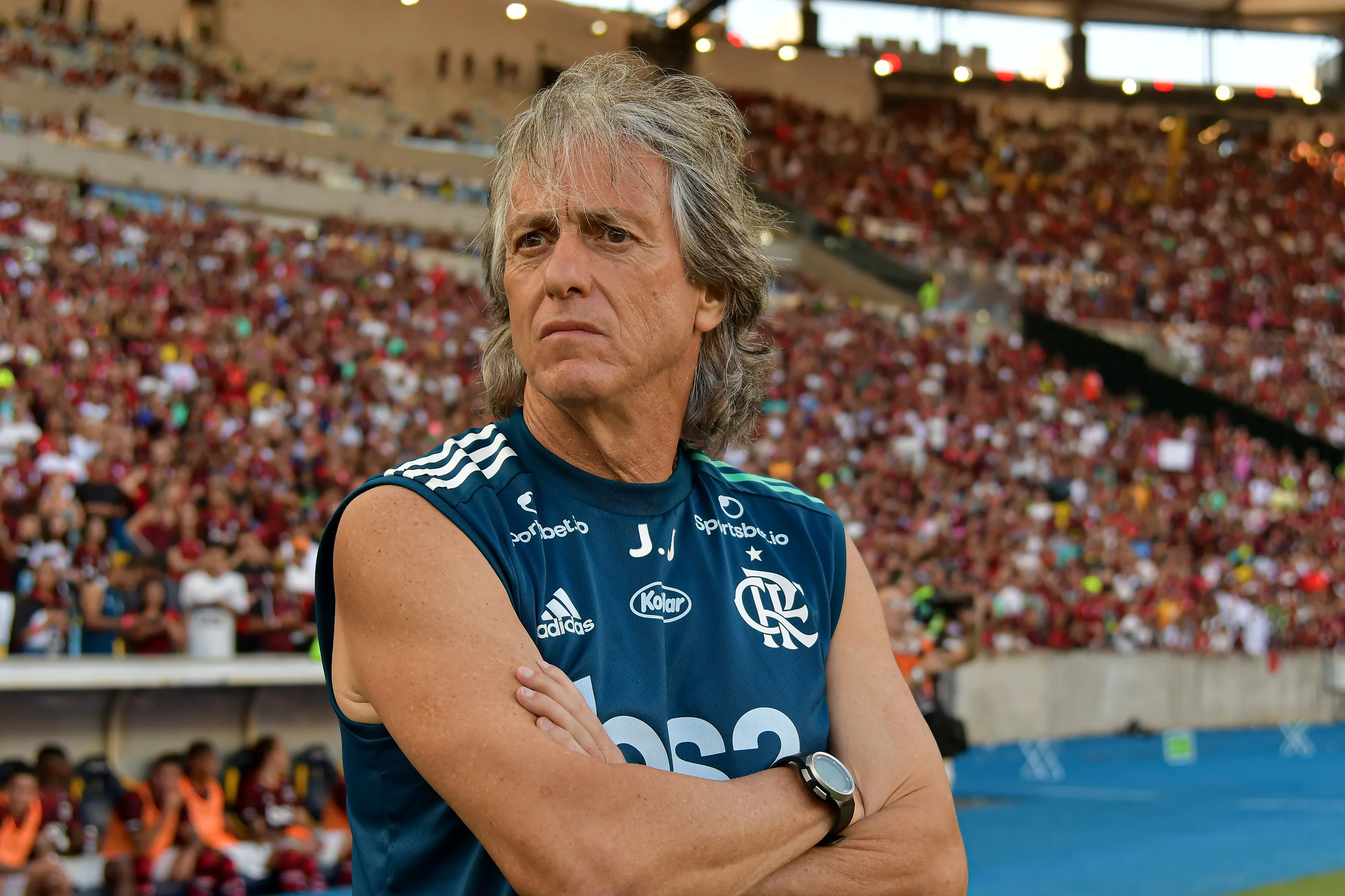 RJ – Rio de Janeiro – 08/02/2020 – Carioca 2020, Flamengo x Madureira -Jorge Jesus tecnico do Flamengo durante partida contra o Madureira no estadio Maracana pelo campeonato Carioca 2020. Foto: Thiago Ribeiro/AGIF