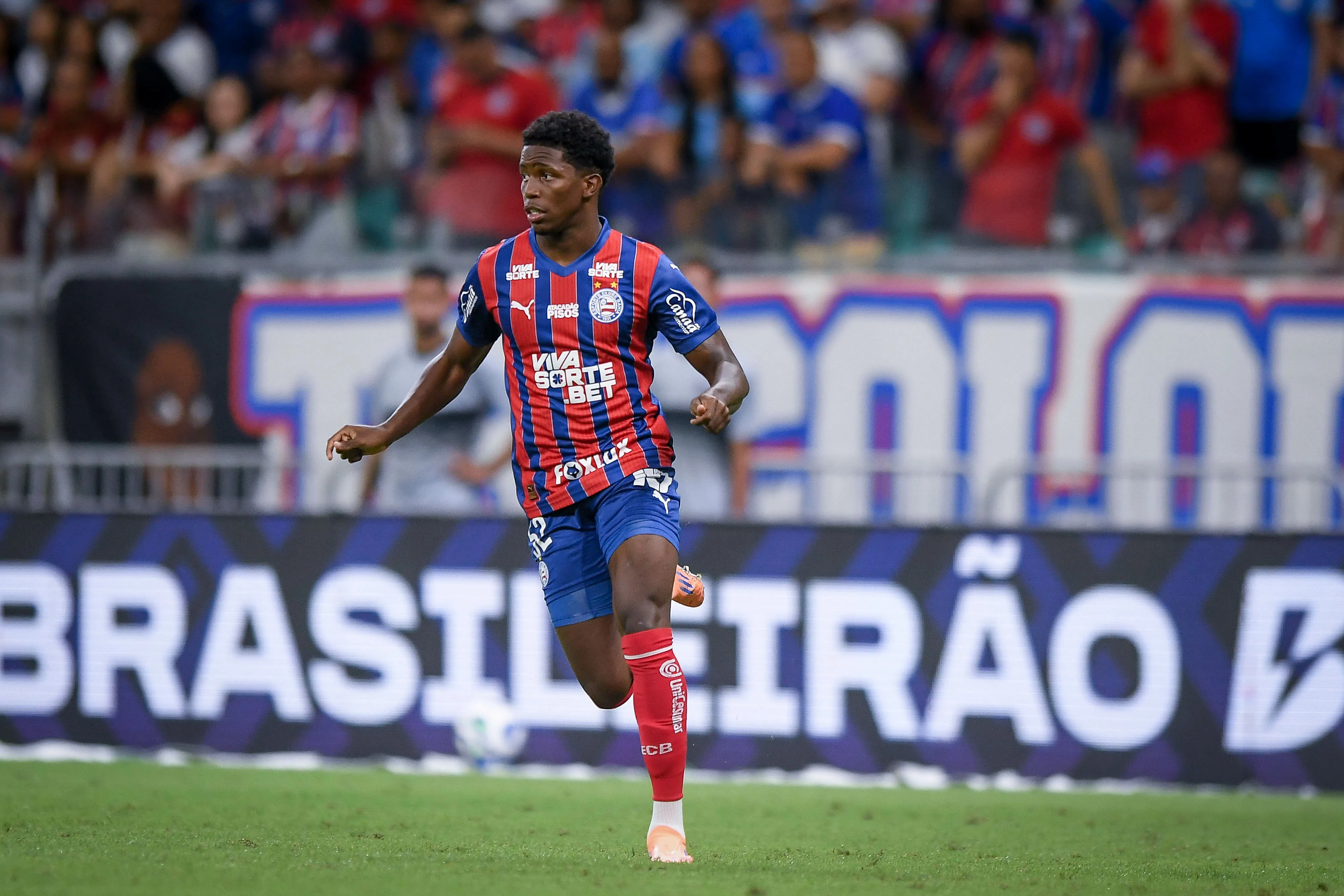 Ruan Pablo atuando no Bahia em 2025 –  Foto: Jhony Pinho/AGIF