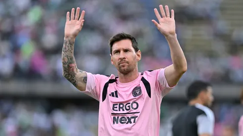 Lionel Messi em partida pelo Inter Miami. (Photo by Gabriel Aponte/Getty Images)