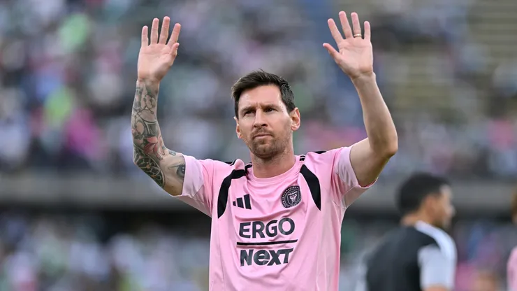 Lionel Messi em partida pelo Inter Miami. (Photo by Gabriel Aponte/Getty Images)