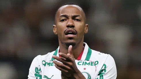 Marlon Freitas jogador do Palmeiras durante partida contra o Atletico no estadio Arena MRV pelo campeonato Brasileiro A 2026. Foto: Gilson Lobo/AGIF