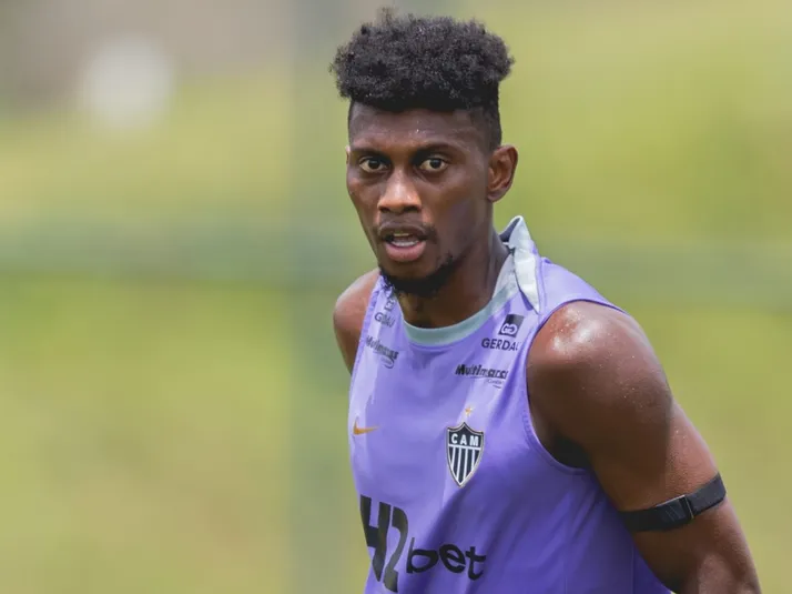 Cassierra não é relacionado pelo Atlético-MG contra o Bragantino