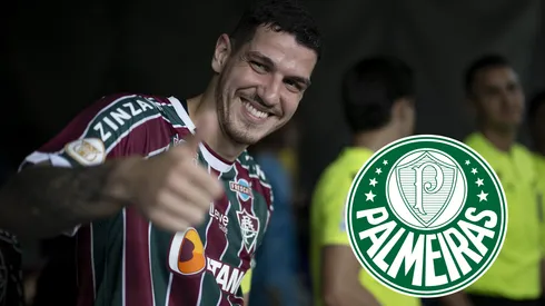 Nino jogador do Fluminense antes da partida contra o Cruzeiro no estádio Maracanã pelo campeonato Brasileiro A 2023. Foto: Jorge Rodrigues/AGIF