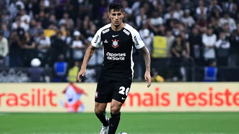 Fabrizio Angileri jogador do Corinthians durante partida contra o Novorizontino no estadio Arena Corinthians pelo campeonato Copa Do Brasil 2025.