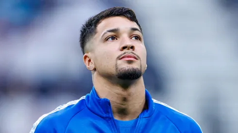 Marcos Leonardo em campo no Al-Hilal. (Photo by Abdullah Ahmed/Getty Images)
