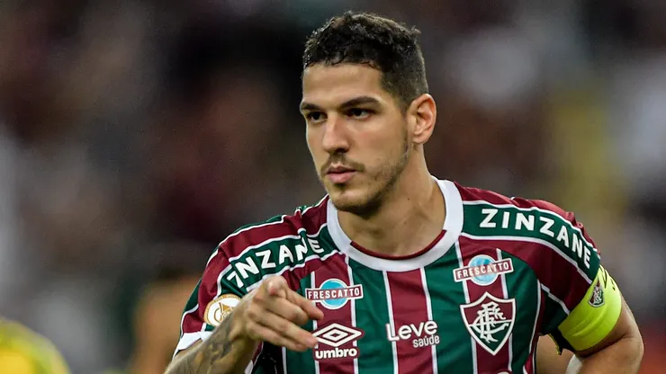 Nino em campo pelo Fluminense. Foto: Thiago Ribeiro/AGIF