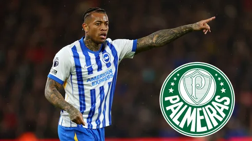 Igor Julio, do Brighton, gesticula durante a partida da Premier League entre AFC Bournemouth e Brighton & Hove Albion FC no Vitality Stadium, em 23 de novembro de 2024, em Bournemouth, Inglaterra. (Foto de Dan Istitene/Getty Images)
