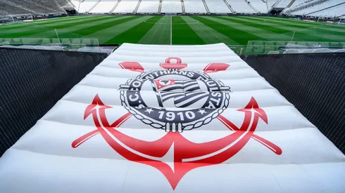 SAO PAULO, BRAZIL – NOVEMBER 09: General view inside the arena before a match between  Corinthians and Ceara as part of Brasileirao 2025 at Neo Quimica Arena on November 09, 2025 in Sao Paulo, Brazil.(Mauro Horita/Getty Images)
