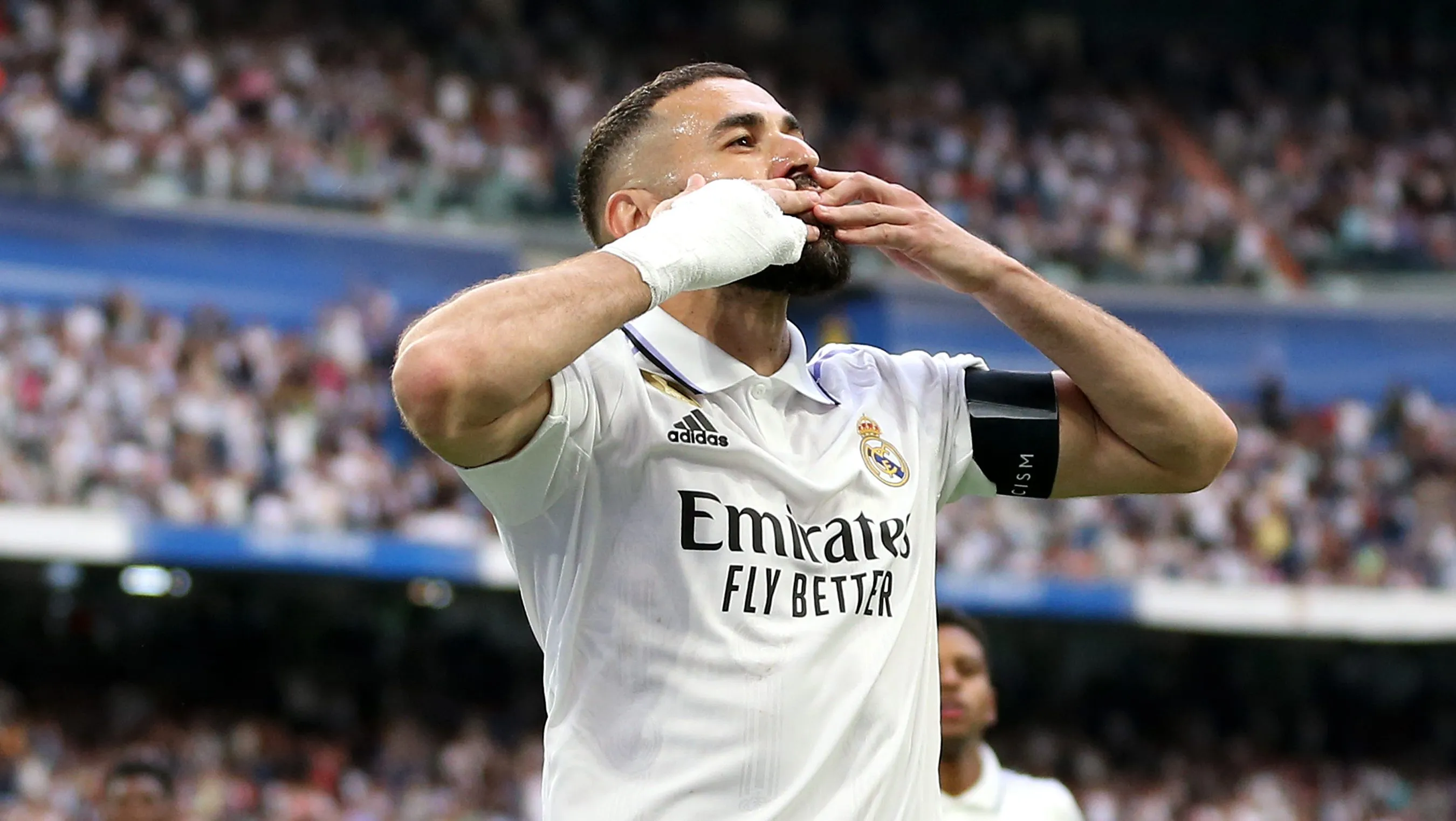 Benzema. (Photo by Florencia Tan Jun/Getty Images)