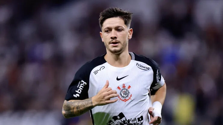 Rodrigo Garro jogador do Corinthians durante partida contra o Capivariano no estádio Arena Corinthians pelo campeonato Paulista 2026. Foto: Marcello Zambrana/AGIF
