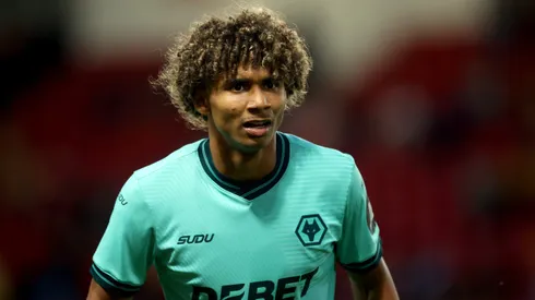 Pedro Lima em campo pelo Wolverhampton. (Photo by Carl Recine/Getty Images)