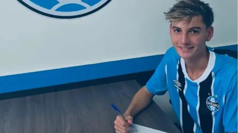 Alex Lira, novo reforço da base do Grêmio. Foto: Reprodução Grêmio