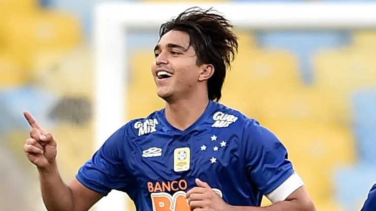 Marcelo Moreno em campo pelo Cruzeiro. (Photo by Buda Mendes/Getty Images)