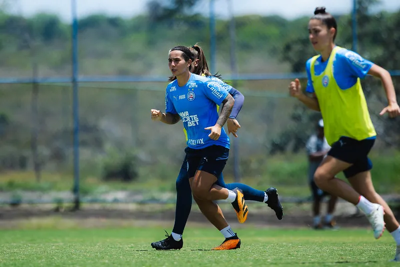 Bahia vem fazendo uma preparação intensa para o Brasileirão Feminino – Foto: Letícia Martins/EC Bahia