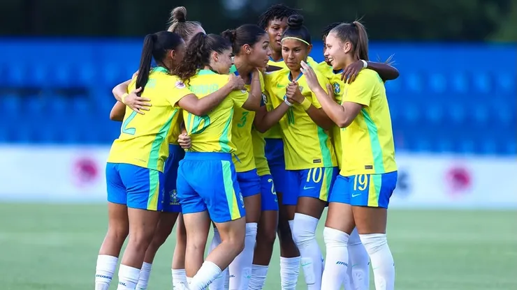 Brasil vence mais uma partida e assume a liderança do grupo B do Sul-americano Feminina sub-20 - Foto: Staff Images/CBF