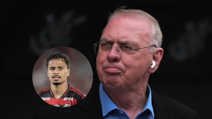 Osmar Stábile presidente do Corinthians durante partida contra o São Paulo/ Allan jogador do Flamengo durante partida contra o Fluminense (Imagem: Ettore Chiereguini/AGIF/ Thiago Ribeiro/AGIF)