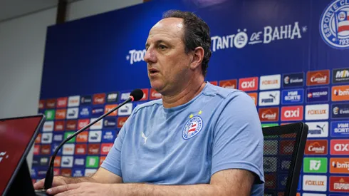 Rogério Ceni, técnico do Bahia, em entrevista coletiva após o empate por 1 a 1 com o Fluminense na Fonte Nova (Imagem: Letícia Martins/EC Bahia)
