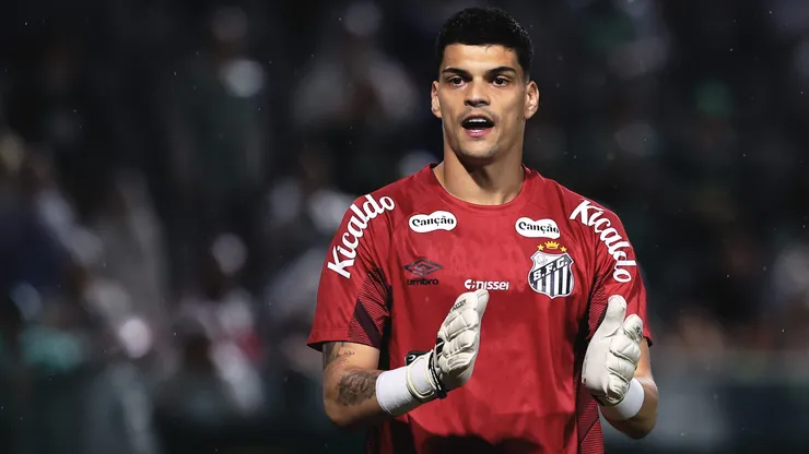 Gabriel Brazão, goleiro do Santos