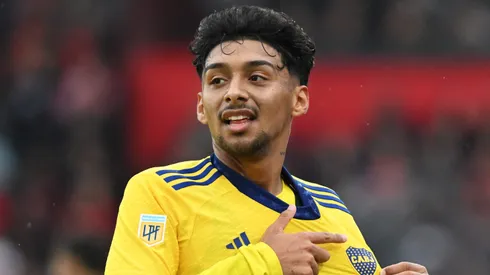 Cristian Medina durante partida pelo Boca Juniors.
