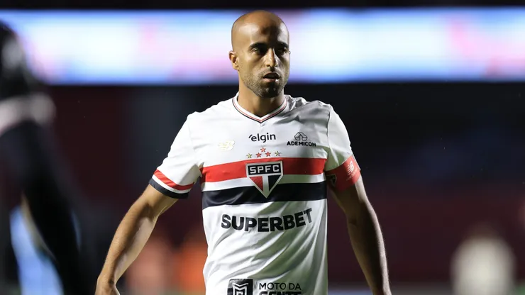 Lucas Moura jogador do Sao Paulo durante partida contra o Primavera no estadio Morumbi pelo campeonato Paulista 2026. Foto: Marcello Zambrana/AGIF