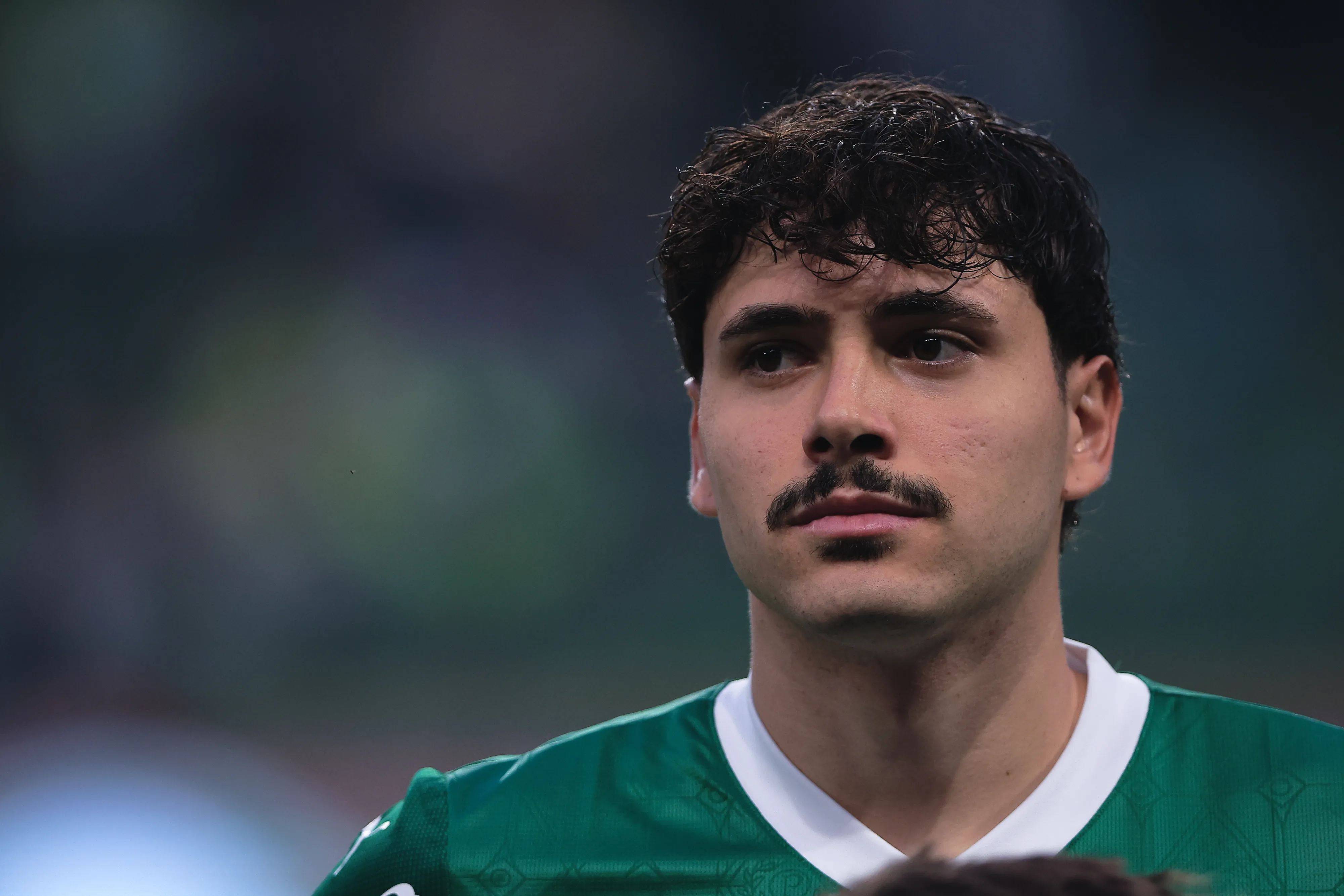 SP – SAO PAULO – 20/07/2025 – BRASILEIRO A 2025, PALMEIRAS X ATLETICO-MG – Mauricio jogador do Palmeiras durante partida contra o Atletico-MG no estadio Arena Allianz Parque pelo campeonato Brasileiro A 2025. Foto: Ettore Chiereguini/AGIF