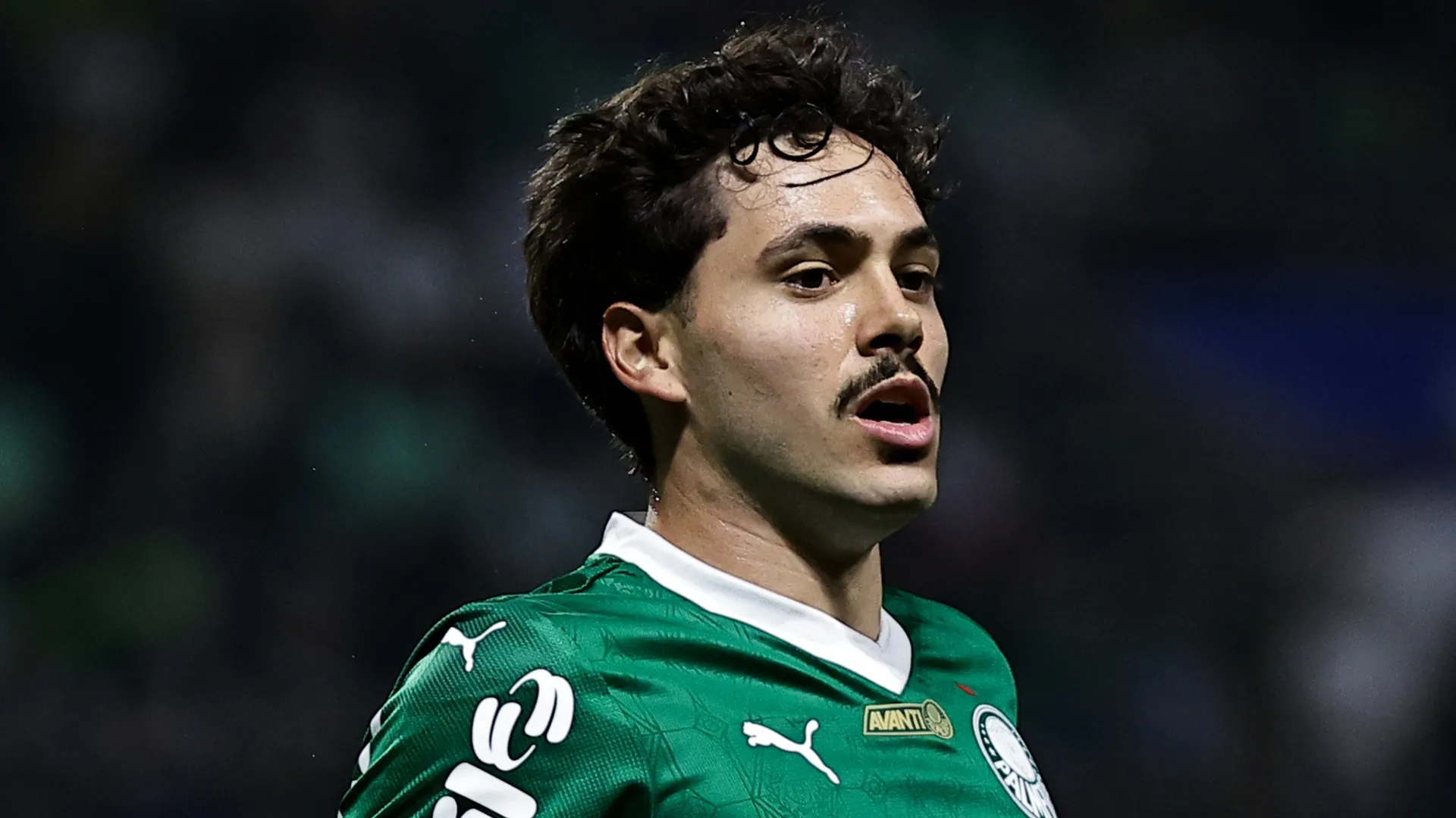 Maurício jogador do Palmeiras durante partida contra o Bahia no estádio Arena Allianz Parque pelo campeonato Brasileiro A 2025. Foto: Fabio Giannelli/AGIF