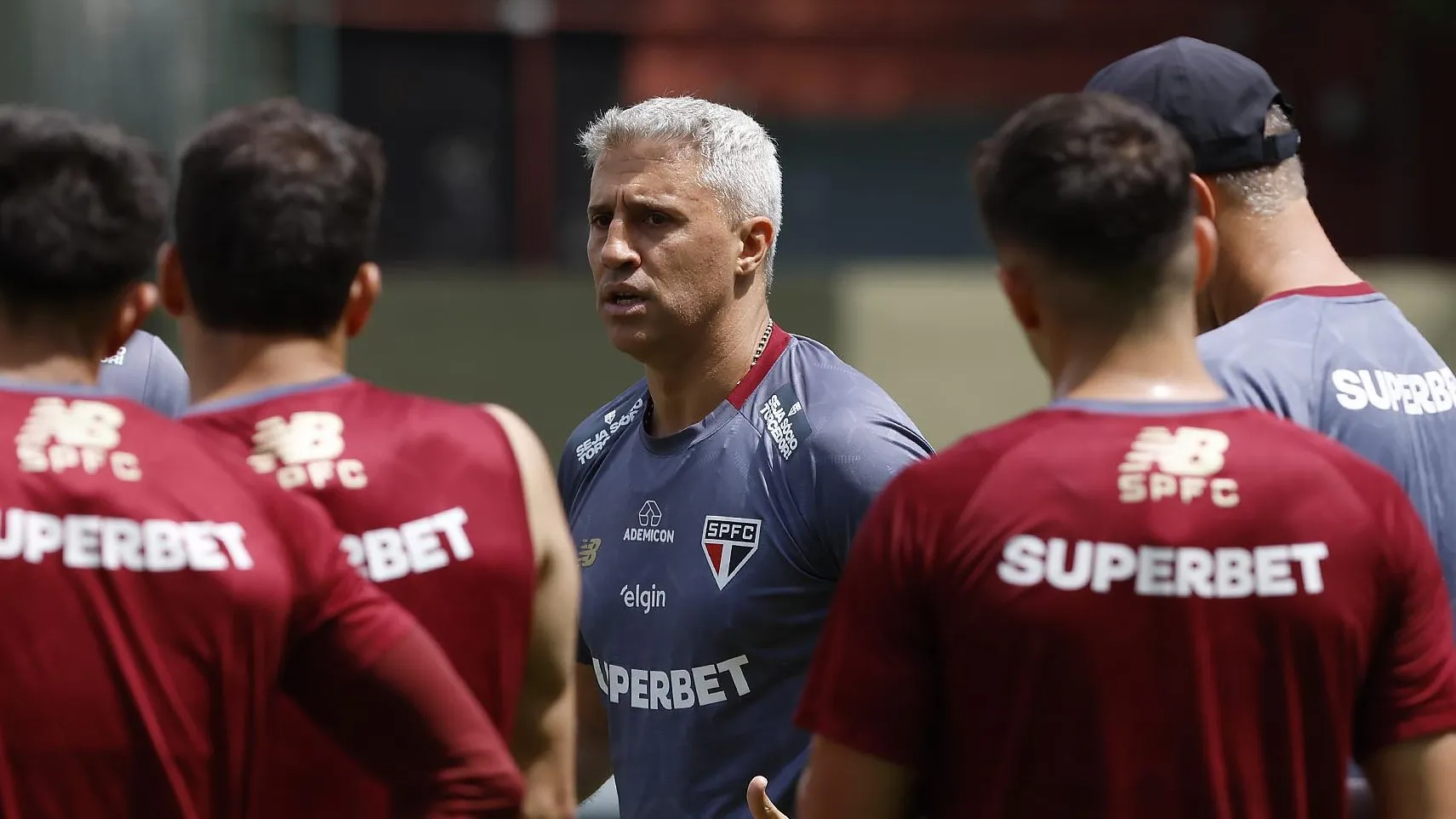 Hernán Crespo, técnico do São Paulo. Foto: Rubens Chiri / São Paulo FC