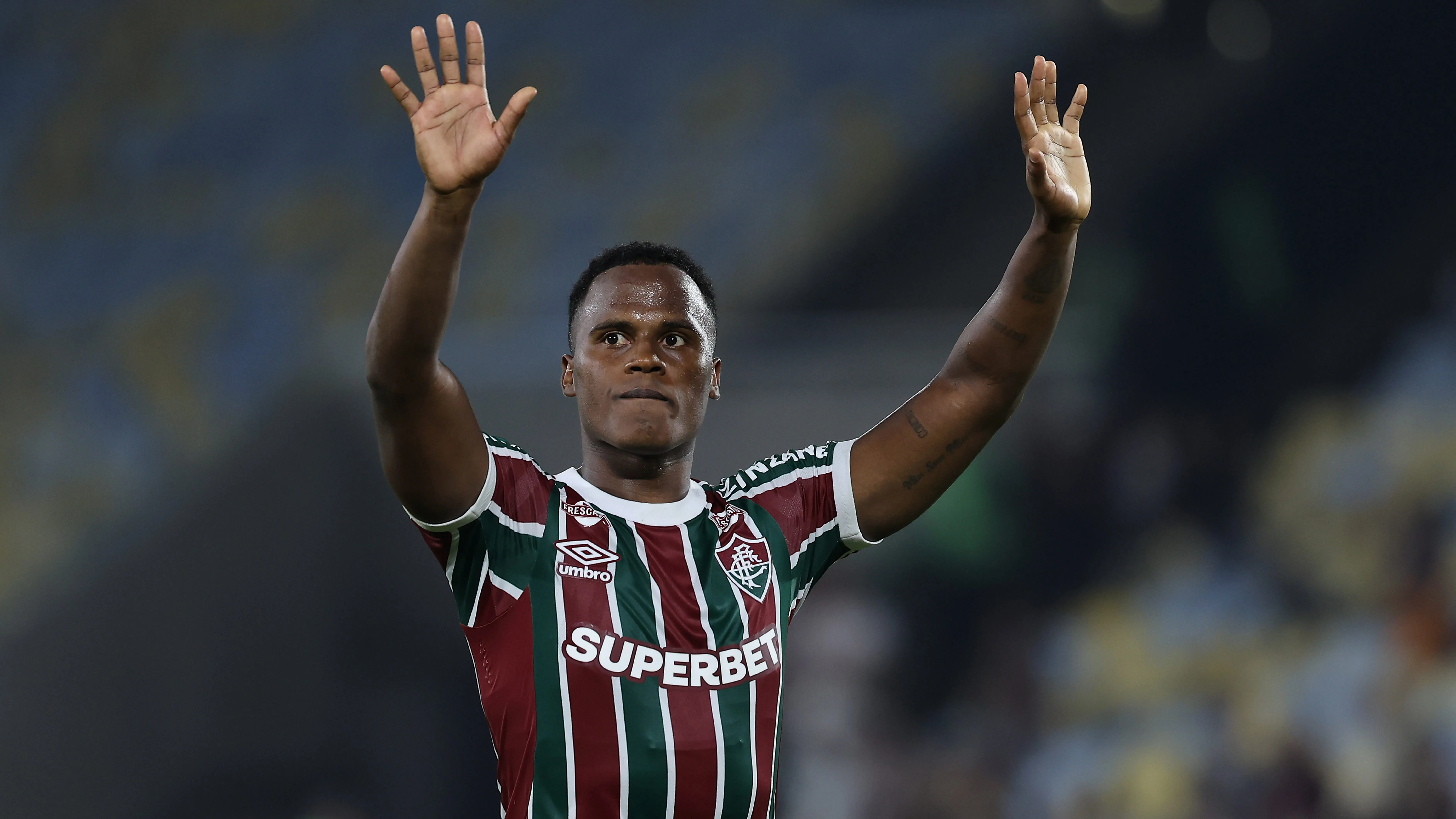 Jhon Arias em campo pelo Fluminense. (Photo by Wagner Meier/Getty Images)