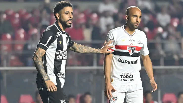 Matheus Bahia em São Paulo x Ceará pelo Brasileirão 2025. Foto: Jota Erre/AGIF